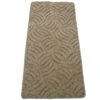Szegett szőnyeg 60x200 cm beige színben karmolt mintával