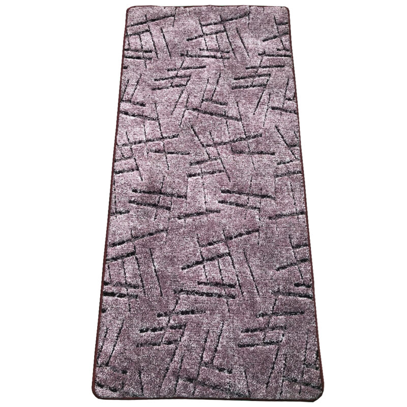 Szegett szőnyeg 70x400 cm – Lila színben vonal mintával