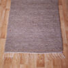 Gyapjú szőnyeg 70×200 cm – Barna színben - közeli