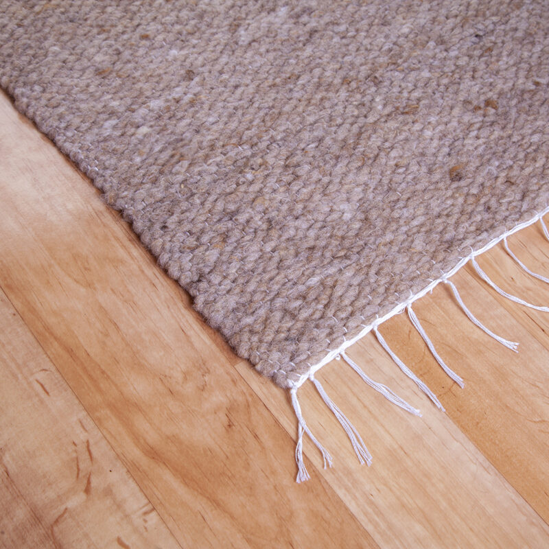 Gyapjú szőnyeg 70×200 cm – Barna színben - sarok