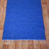 Gyapjú szőnyeg 70×200 cm – Kék színben - közeli