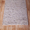 Gyapjú szőnyeg 70×200 cm – Világos beige színben barna melírozással - közeli