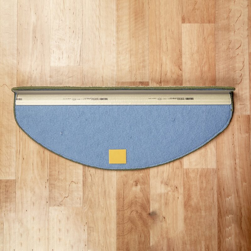 Lépcsőszőnyeg 65x24 cm - Zöld egyszínű - Image 6