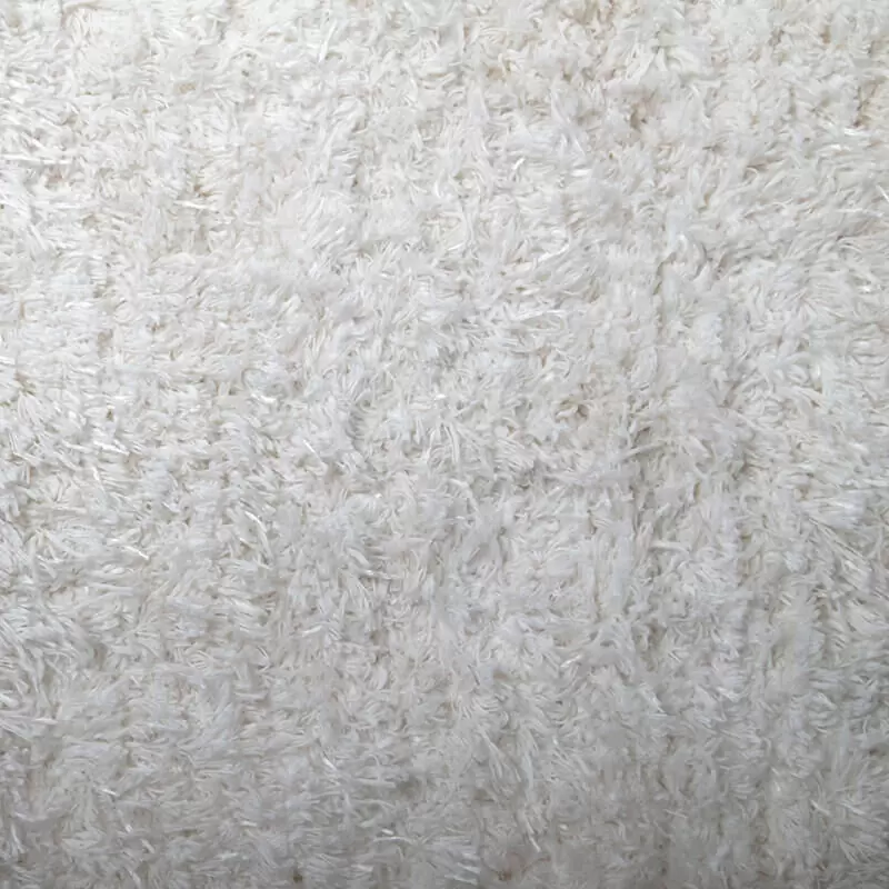 Fehér zsenília szőnyeg - minta