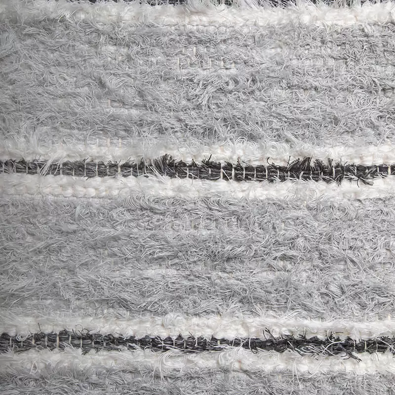 Szürke-fehér-fekete rongyszőnyeg - minta