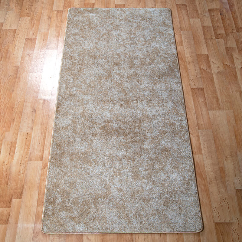 Szegett szőnyeg 100×200 cm – Világos beige egyszínű