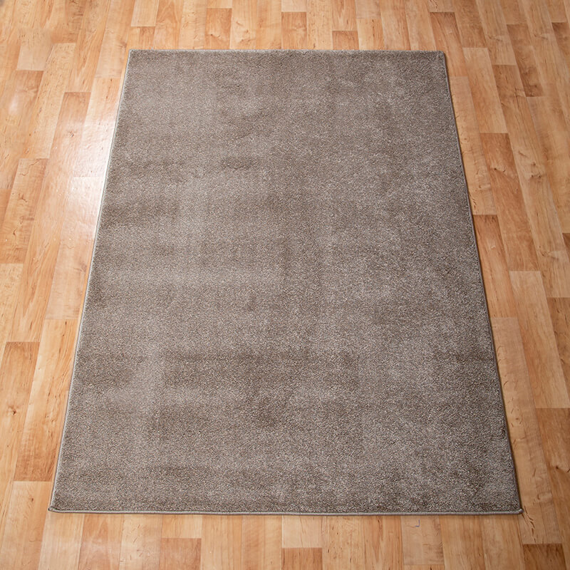 Szegett szőnyeg 120×170 cm – Beige egyszínű (vastag)