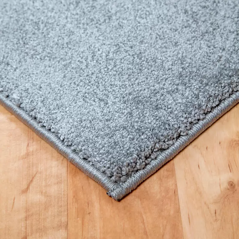 Szegett szőnyeg - Szürke egyszínű (vastag) - sarok