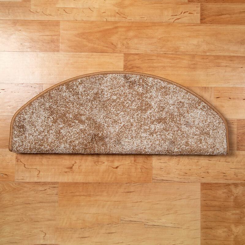 Lépcsőszőnyeg 65x24 cm - Beige egyszínű_2
