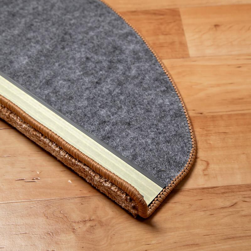 Lépcsőszőnyeg 65x24 cm - Beige egyszínű_hátoldal3