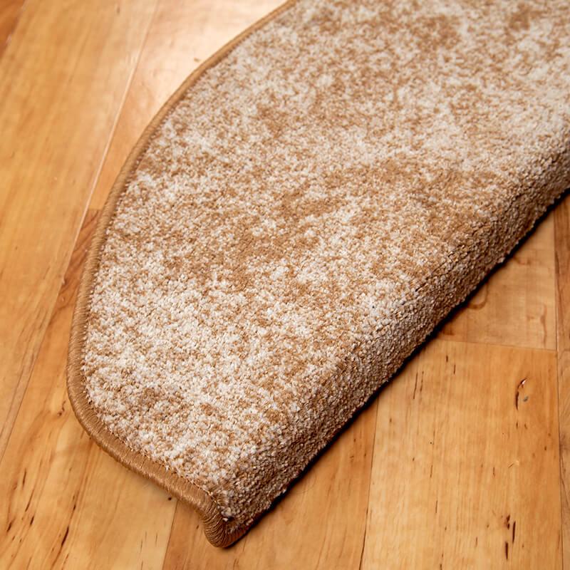 Lépcsőszőnyeg 65x24 cm - Beige egyszínű_sarok