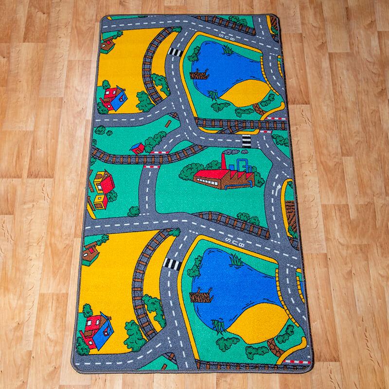 Gyerekszőnyeg 80×150 cm – Autópályás szőnyeg [Cikksz. 9662]
