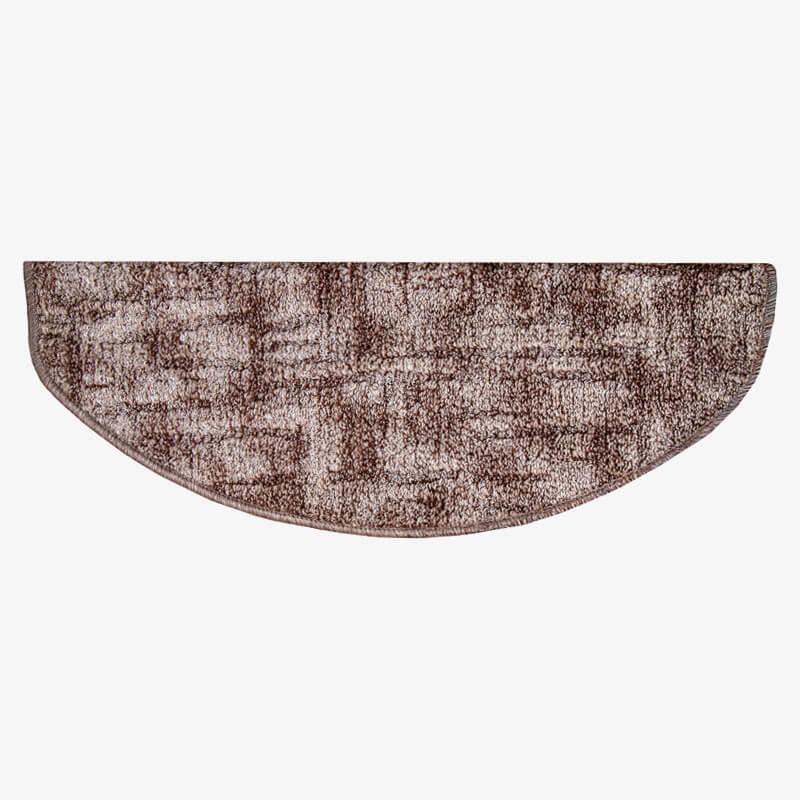 Lépcsőszőnyeg 65x24 cm - Barna színben nyomott vonalas mintával