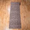 Szegett szőnyeg 70x500 cm – Barna színben nyomott vonalas mintával